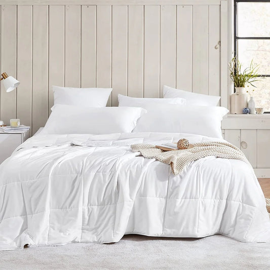 Menopleasing - Coma Inducer? Oversized Cooling Comforter Set - White