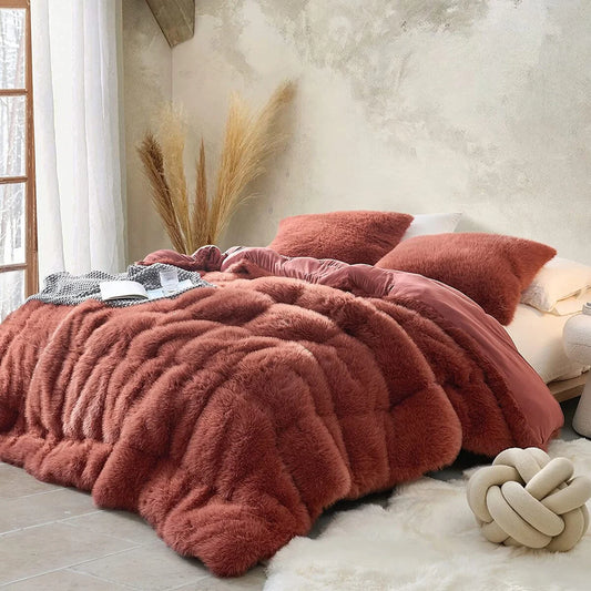 Messy Hair Day - Coma Inducer? Oversized Comforter - Auburn