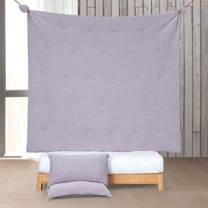 Sweater Weather? - Coma Inducer? Oversized Comforter Set - Snowy Purple