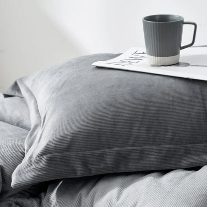 Fatter than Fat? - Coma Inducer? Oversized Comforter Set - Quiet Shade Gray