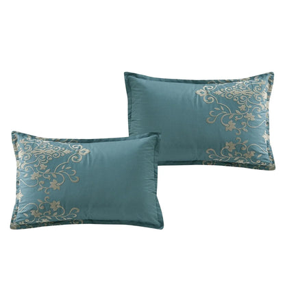 Shatex Selas7PC Bedding Comforter Set All-season Reversible Bed in a Bag
