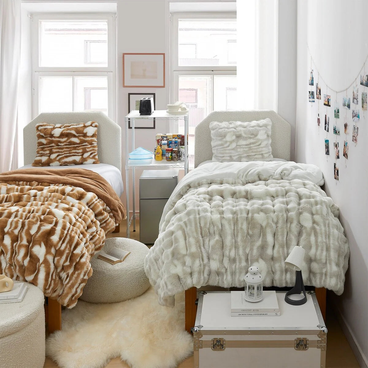 Oh Deer? - Coma Inducer? Oversized Comforter Set - White-Tailed Gray
