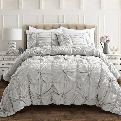 Lush Decor Bella Sabby Chic 3 Piece Comforter Set