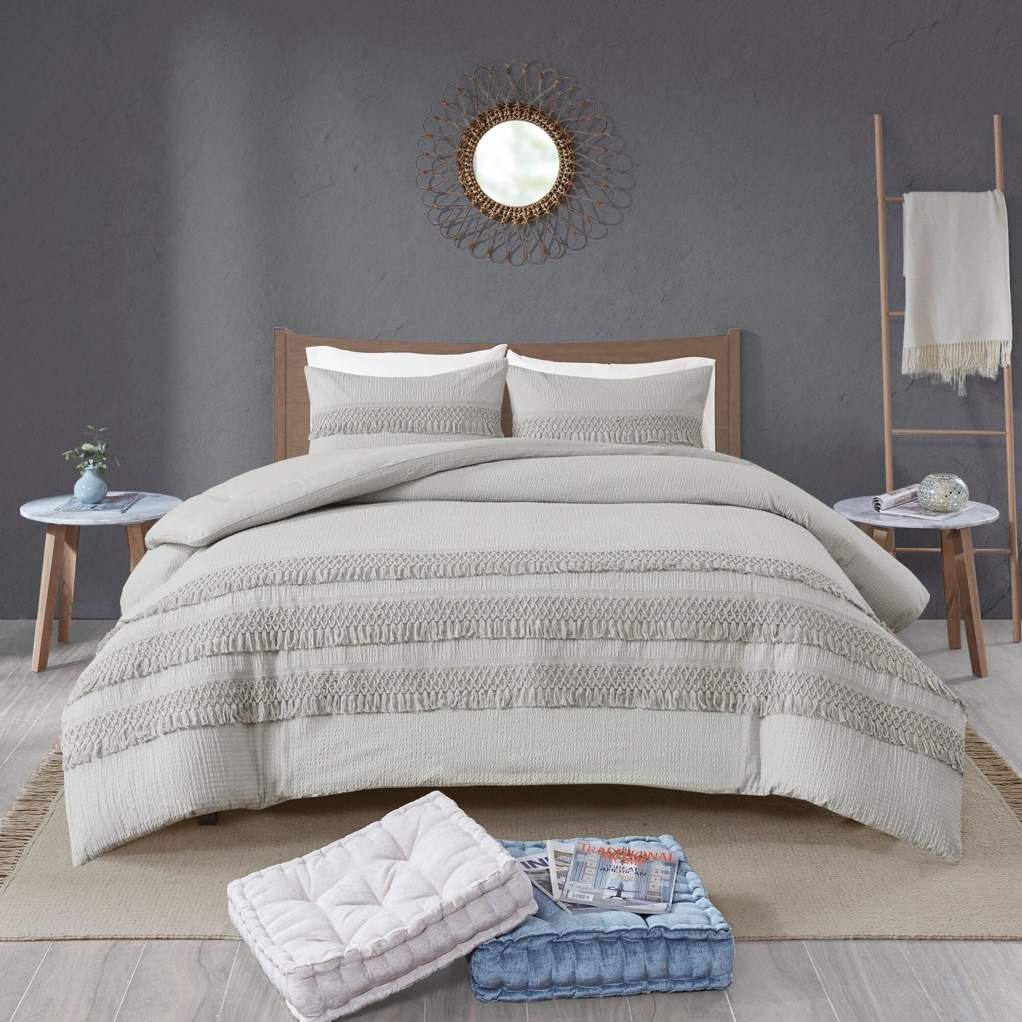 Madison Park Joelie Cotton Seersucker Comforter Set