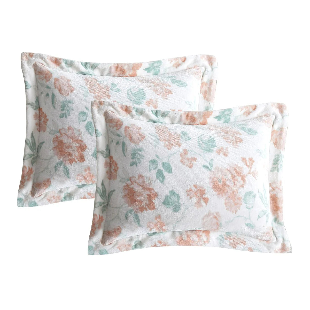 CEDAR COURT Blossom Blush 3-Piece Ultra Plush/Sherpa Comforter Set