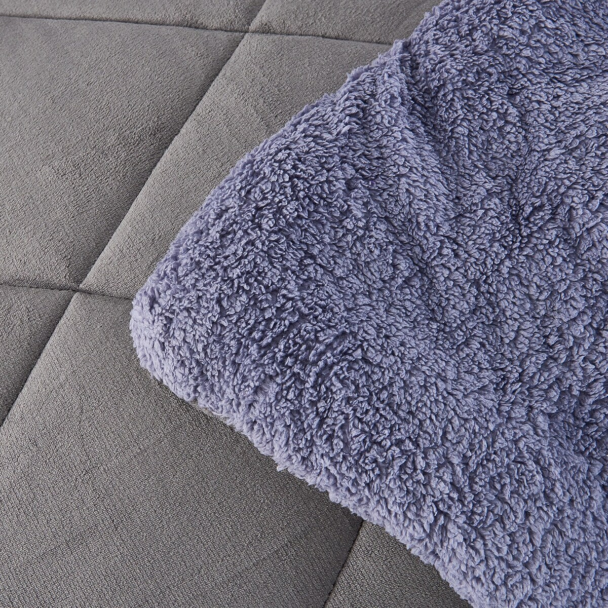 Fleece/ Sherpa Down Alternative 3-piece Comforter Set