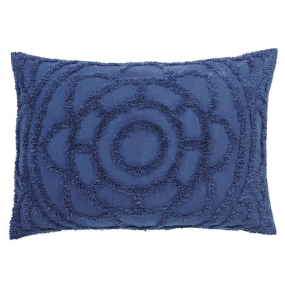 Better Trends Cleo Comforter Set 100% Cotton Tufted Floral Design Soft Plush Chenille Machine Washable Tumble Dry