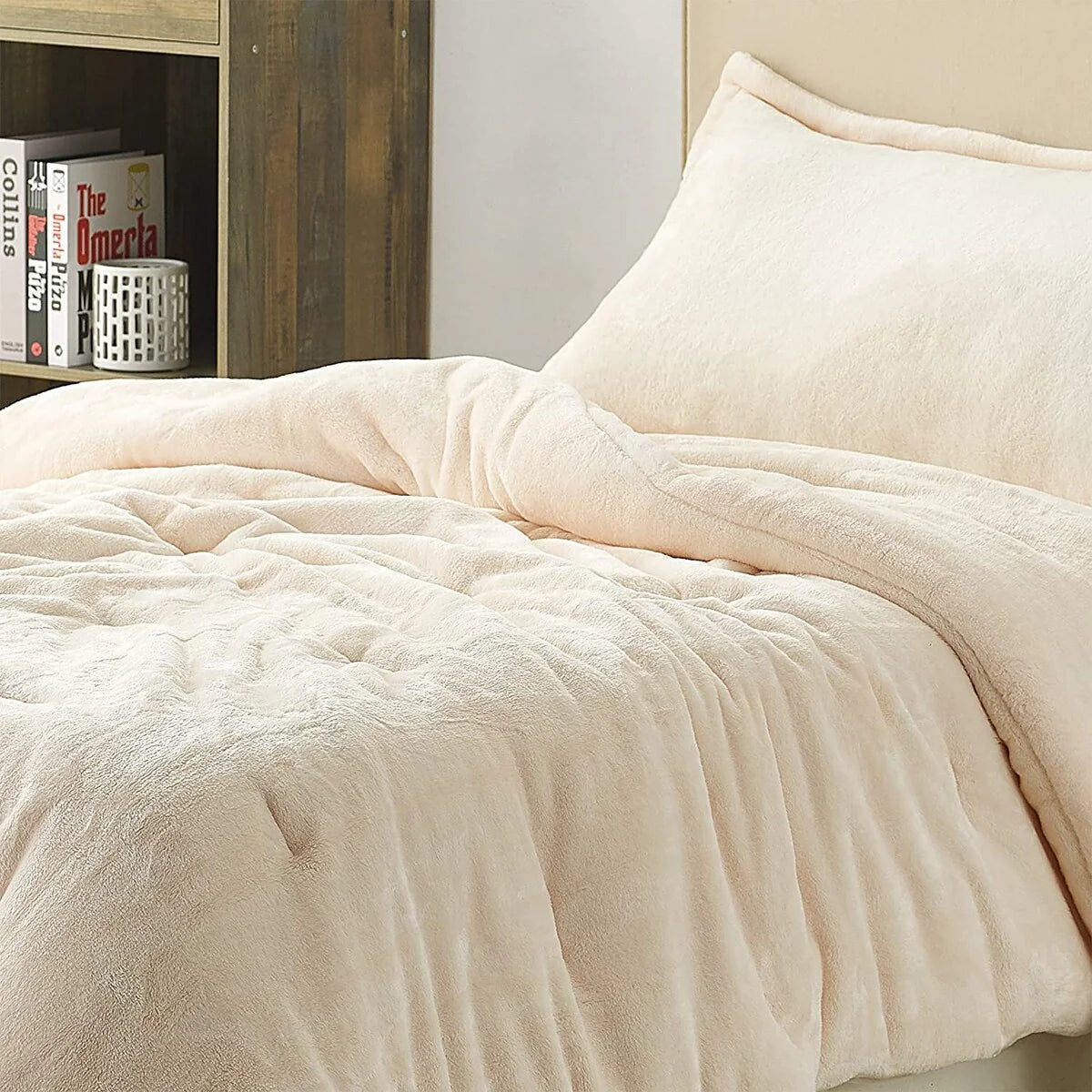 Me Sooo Comfy - Coma Inducer? Oversized Comforter Set - Ecru
