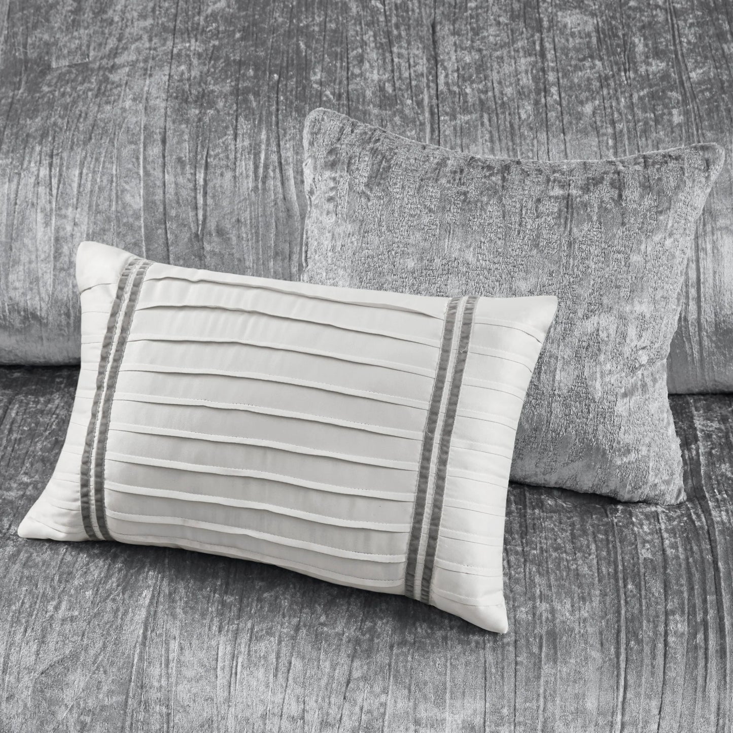 Madison Park Reagan 5 Piece Crinkle Velvet Comforter Set