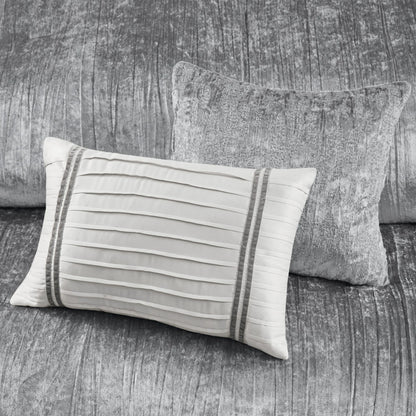 Madison Park Reagan 5 Piece Crinkle Velvet Comforter Set