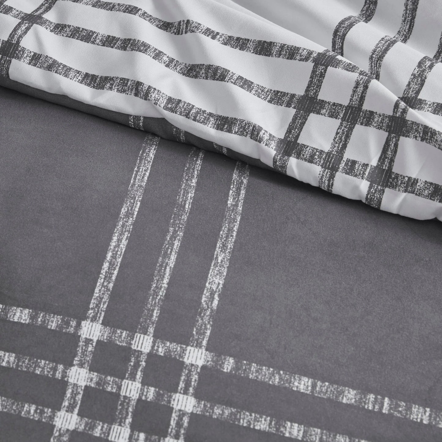 Intelligent Design Nathan Plaid Reversible Comforter Set