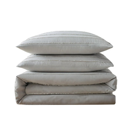 Silver Orchid Christopherson Stripe 3-piece Comforter Set