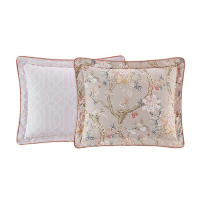 Waverly Mudan 100% Cotton Queen 4pc Comforter Set