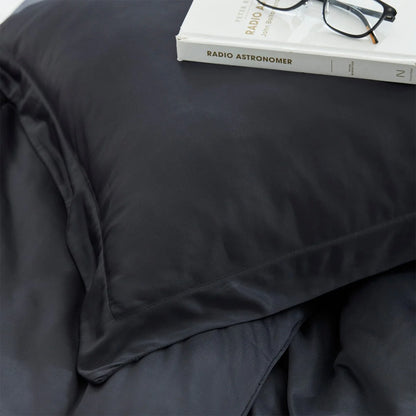 Cool as the Other Side of the Pillow - Coma Inducer? Oversized Comforter Set - Black