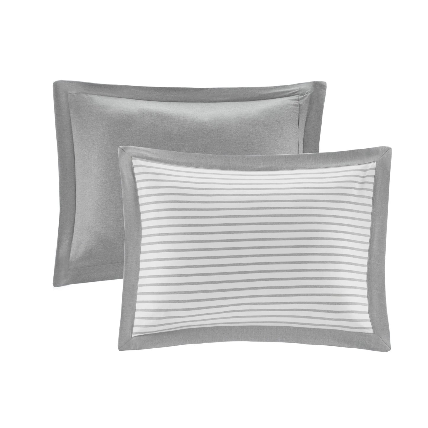 Madison Park Essentials Braydon Reversible Yarn Dyed Stripe Down Alternative Comforter Set