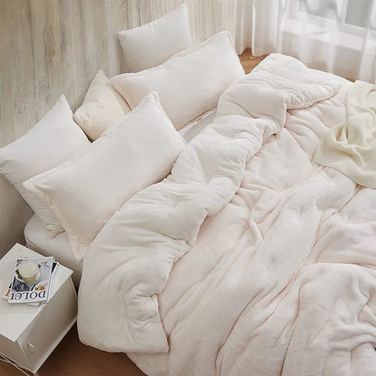 Bae, She Thick? - Coma Inducer? Oversized Comforter Set - Sea Salt