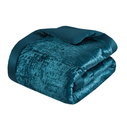 Madison Park Reagan 5 Piece Crinkle Velvet Comforter Set