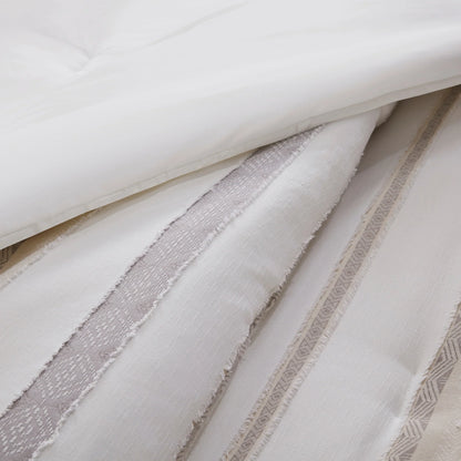 Madison Park Langley 5 Piece Clipped Jacquard Comforter Set