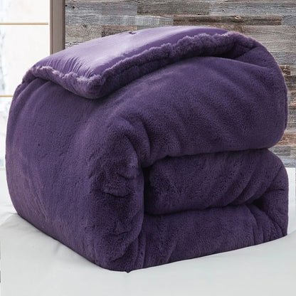 Chunky Bunny Some Like It Cold - Coma Inducer? Oversized Comforter Set - Dark Purple