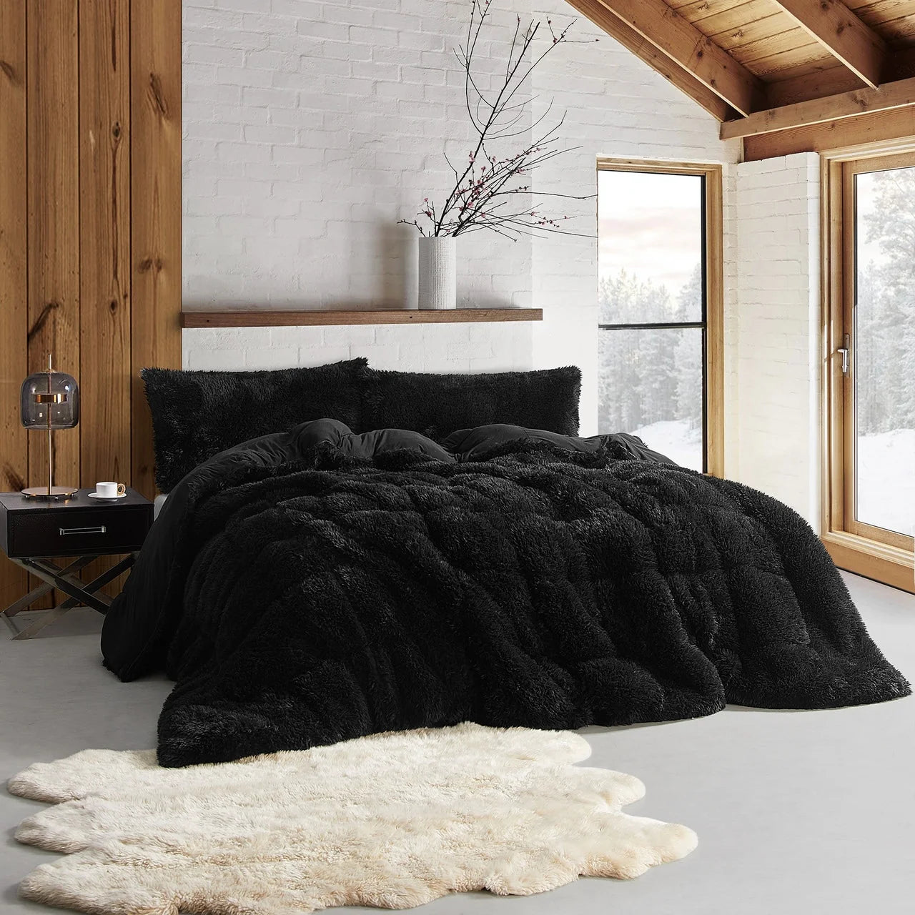 Alaskan Winters? - Coma Inducer? Oversized Comforter - Black