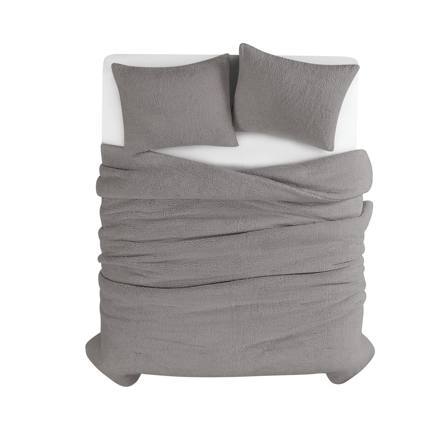 Brooklyn Loom Marshmallow Sherpa Comforter Set