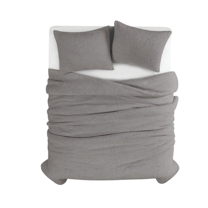 Brooklyn Loom Marshmallow Sherpa Comforter Set