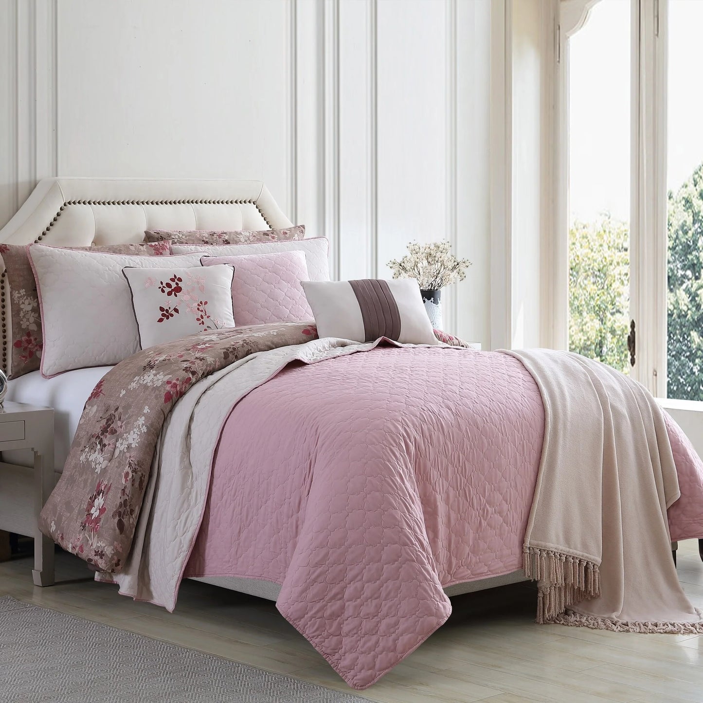 Modern Threads Chloe 10-Piece Comforter and Coverlet Set