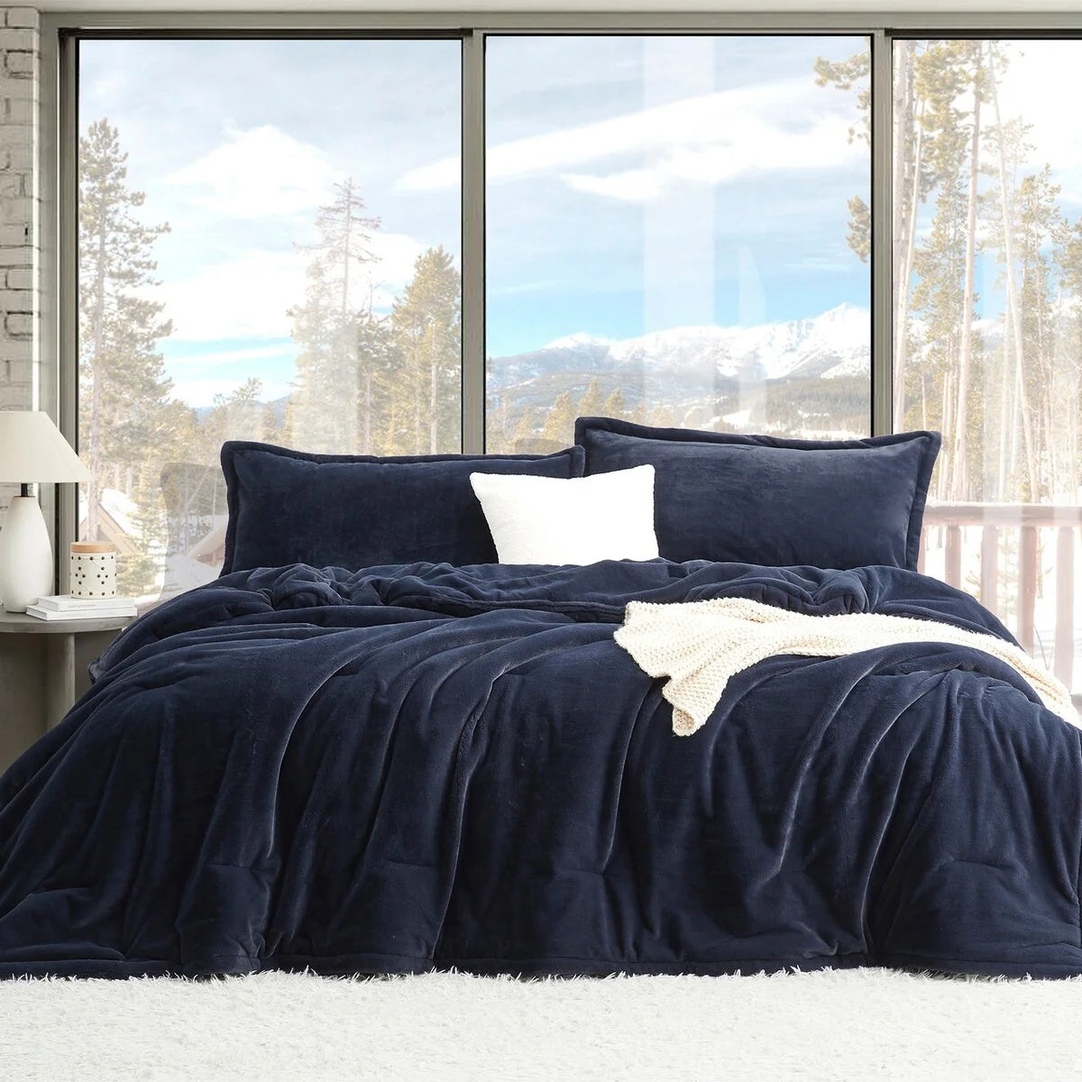 Softer than Soft? - Coma Inducer? Oversized Comforter Set - Blue Nights
