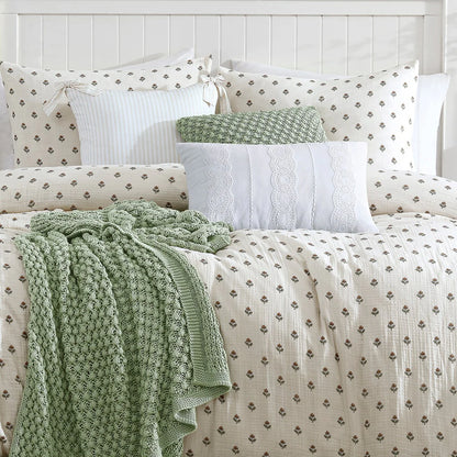 Peri Home Block Print Gauze Comforter Set
