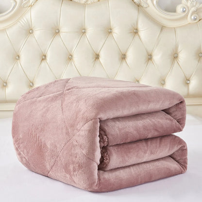 Fleece/ Sherpa Down Alternative 3-piece Comforter Set