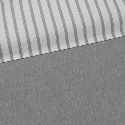 Madison Park Essentials Braydon Reversible Yarn Dyed Stripe Down Alternative Comforter Set
