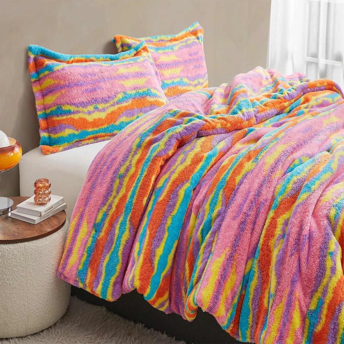 Cozy Rivers - Coma Inducer? Oversized Comforter Set - Sherbet