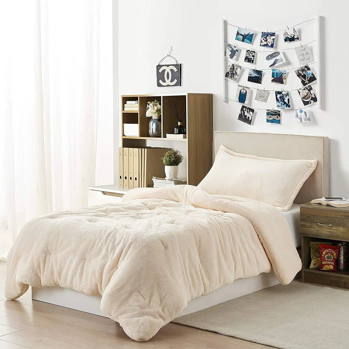 Me Sooo Comfy - Coma Inducer? Oversized Comforter Set - Ecru