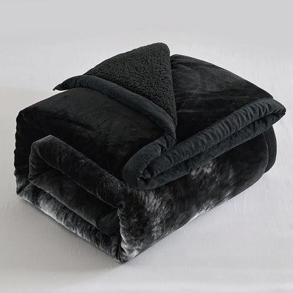 Ultra Plush Printed 3-piece Sherpa Borrego Comforter Set
