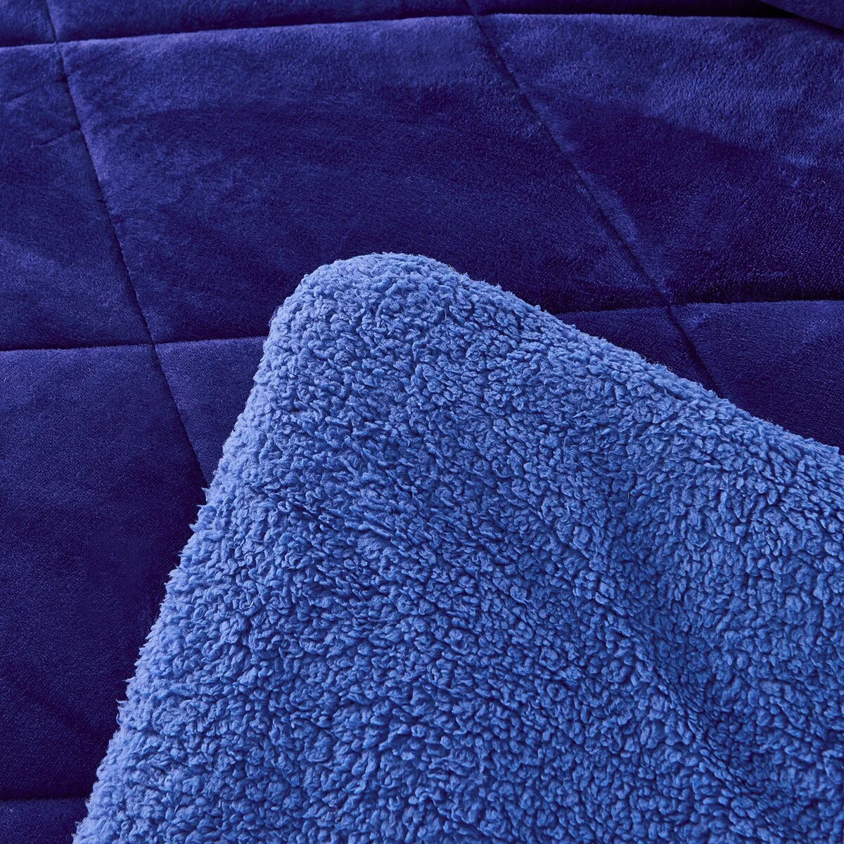 Fleece/ Sherpa Down Alternative 3-piece Comforter Set