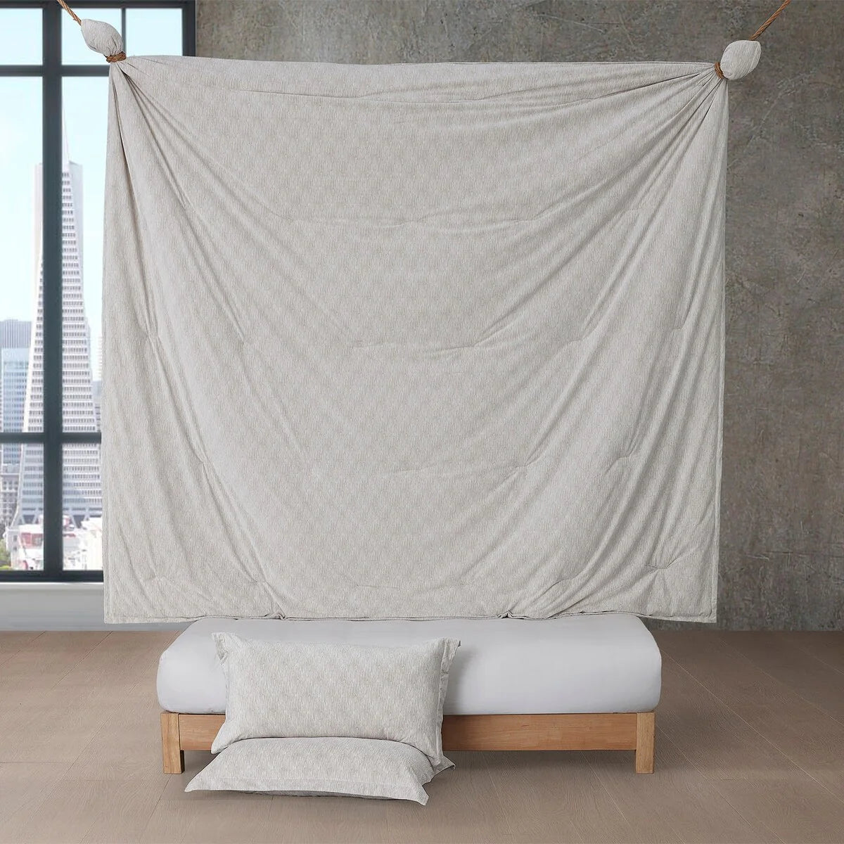 Daydreamer - Coma Inducer? Oversized Comforter Set - Taupe Etch