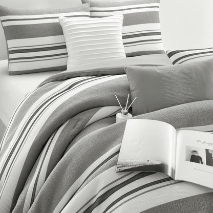 Nanshing Vada 7 Piece Striped Comforter Set