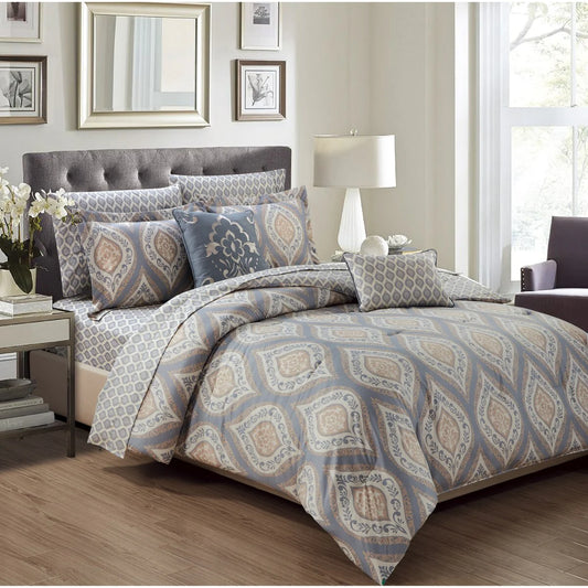 Bethpage collection 9-Piece Comforter with Sheet Set