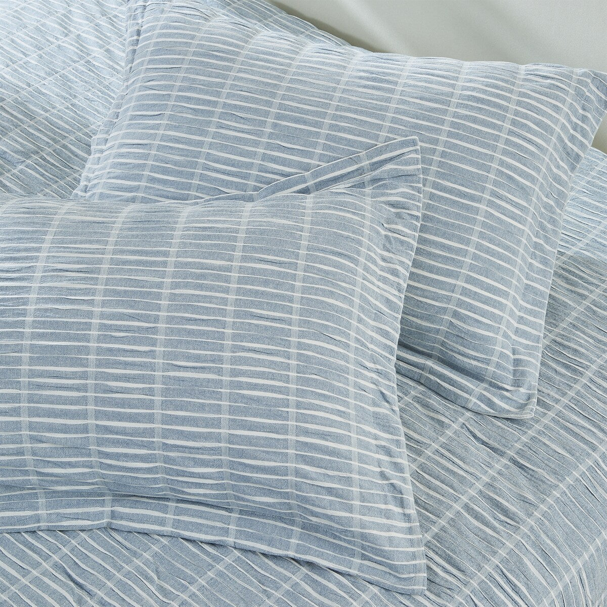 Patina Vie Maison Down Alternative Reversible Puckered Stripe 3 Pc. Comforter Set