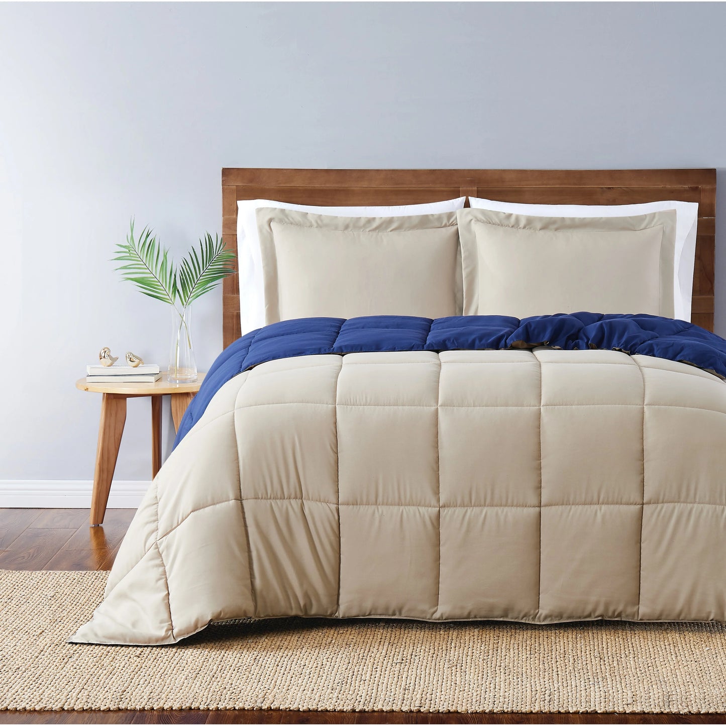 Truly Soft Everyday Reversible Down Alternative 3-Piece Comforter Set