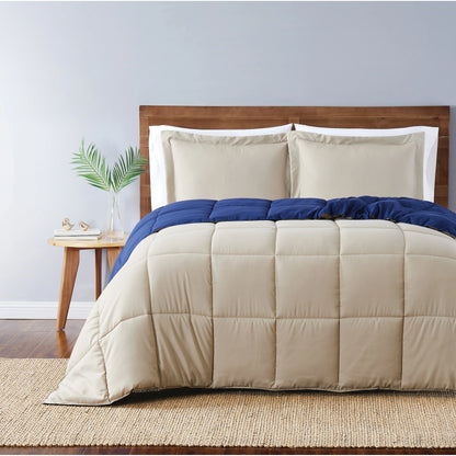 Truly Soft Everyday Reversible Down Alternative 3-Piece Comforter Set