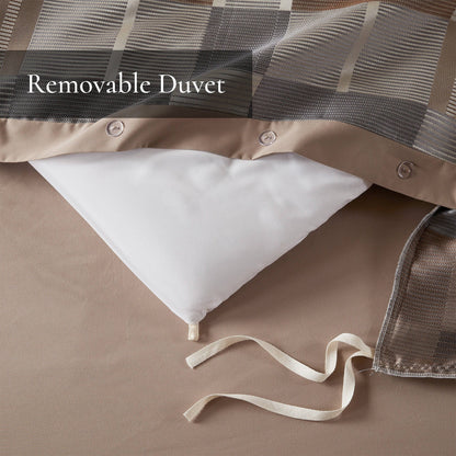 Madison Park Signature Prescott Jacquard Oversized Duvet Style Comforter Set