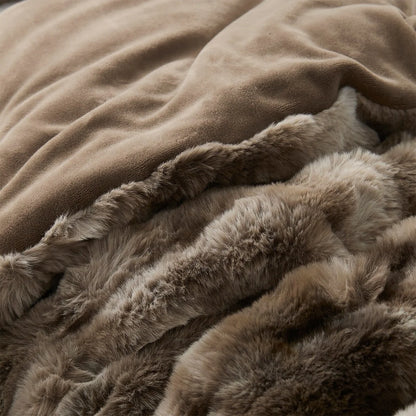 Beary Soft - Coma Inducer? Oversized Comforter Set - Kodiak Brown