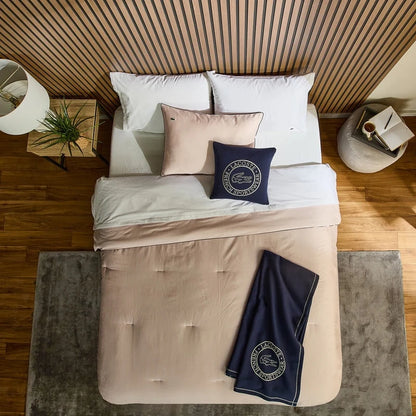 Lacoste Tiebreak 3-Piece Percale Cotton Comforter Set
