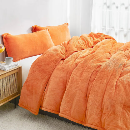 Neon Nights - Coma Inducer? Oversized Comforter Set - Neon Orange