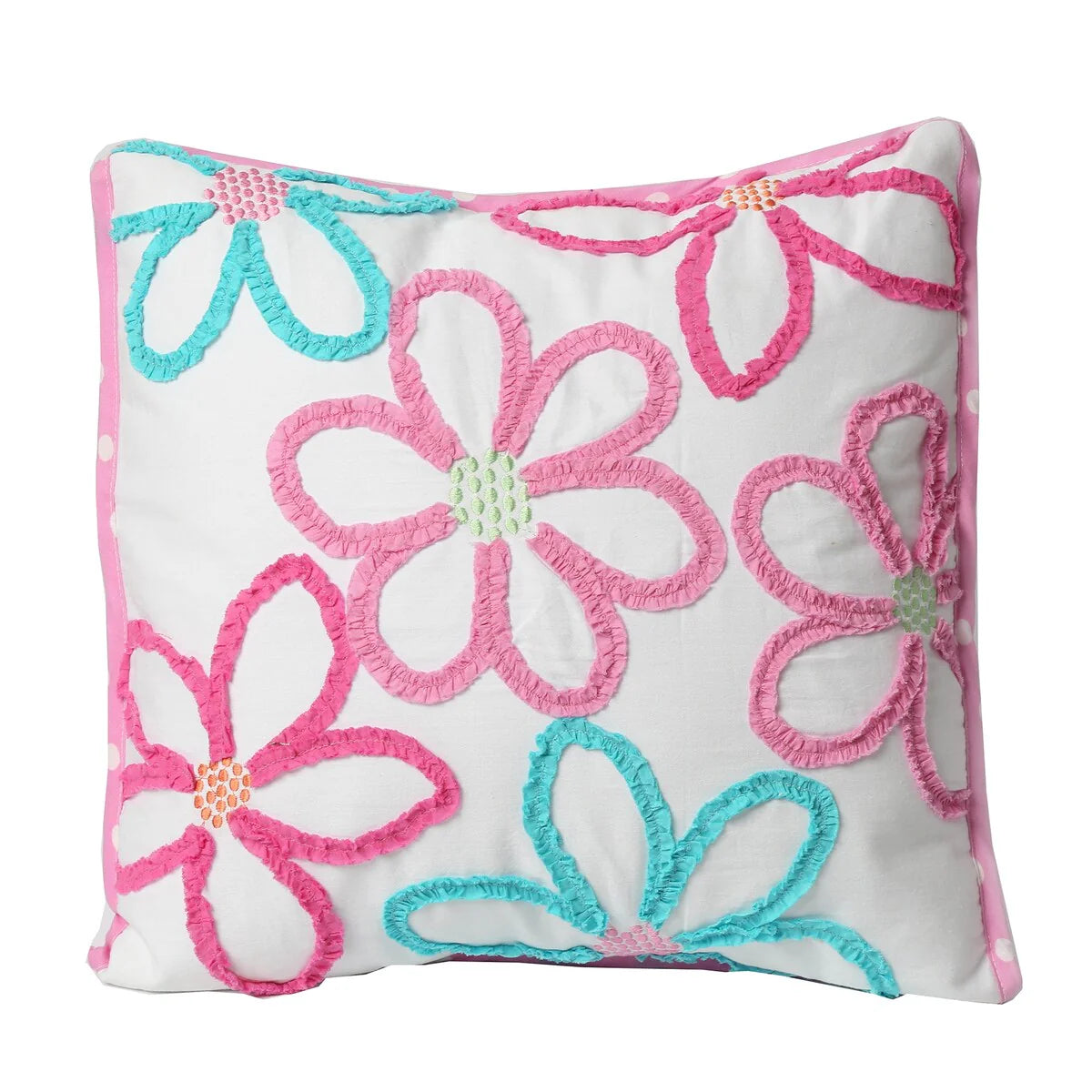 Cozy Line Mariah Floral Polka Dot Comforter Set with Decorative Pillow