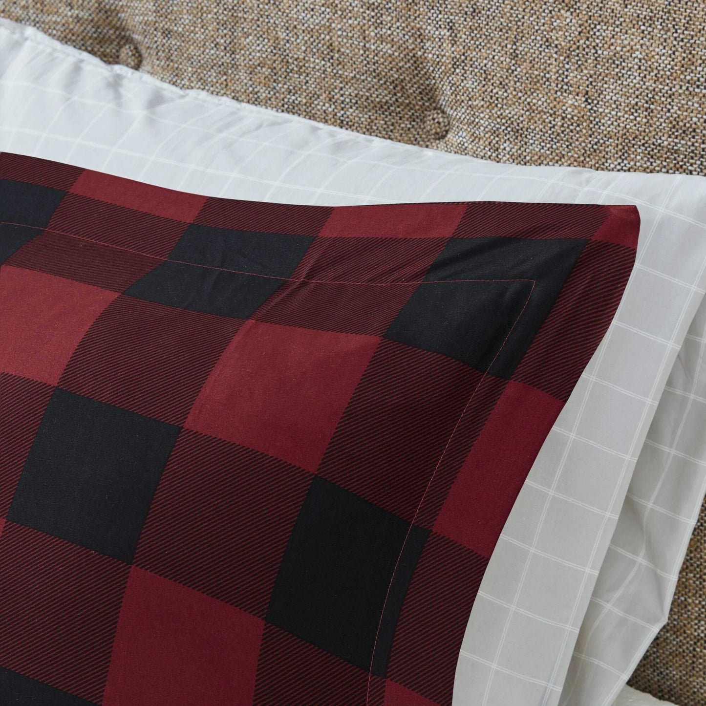 Madison Park Essentials Colebrook Reversible Comforter Set with Bed Sheets