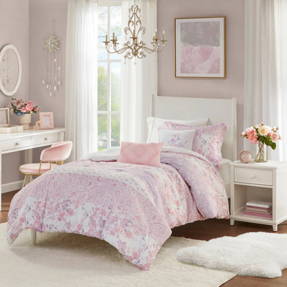 Intelligent Design Elodie Floral Paisley Comforter Set