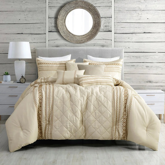 Kara Luxury 7 Piece Comforter Set