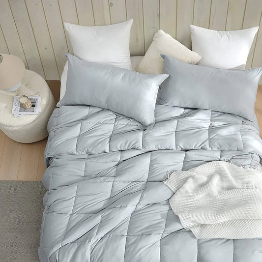 Snorze? Cloud Comforter Set - Coma Inducer? Ultra Cozy - Glacier Gray